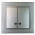 Выключатель двухклавишный Mono Electric Despina IP20 10A 250V  антрацит 102-242425-103