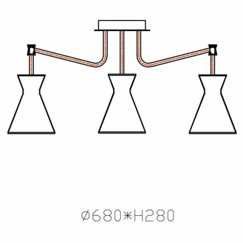 Потолочная люстра Rivoli Sospiro 3028-309 Б0038068 Потолочная люстра Rivoli Sospiro 3028-309 Б0038068