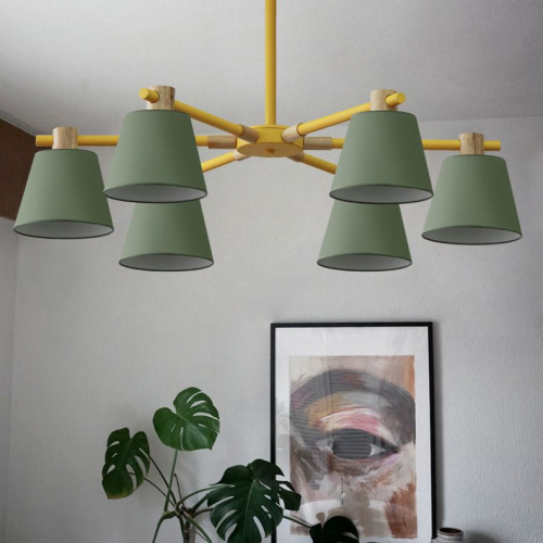 Потолочная Люстра На Штанге Natura A Green 8 By Imperiumloft