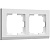 Рамка Werkel Stark на 2 поста белый WL04-Frame-02-white 4690389047114