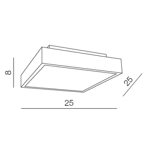 Потолочный светильник Azzardo Asteria 25 AZ2072