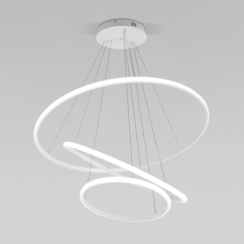 Подвесной светодиодный светильник Eurosvet Collars 90264/3 белый Подвесной светодиодный светильник Eurosvet Collars 90264/3 белый