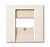Накладка для розеток громкоговорителя 0247, 0248, Basic 55, chalet-white
