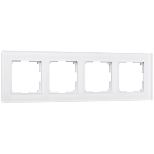Рамка Werkel Favorit на 4 поста белый матовый WL01-Frame-04 4690389098642