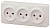Розетка ЭРА Эксперт 3х2P 16A 250V 11-2207-02 Б0020698