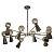 Подвесная люстра Loft IT Halley 10046/10 Gold