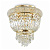 Потолочный светильник Ideal Lux Dubai PL3 Ottone 200996