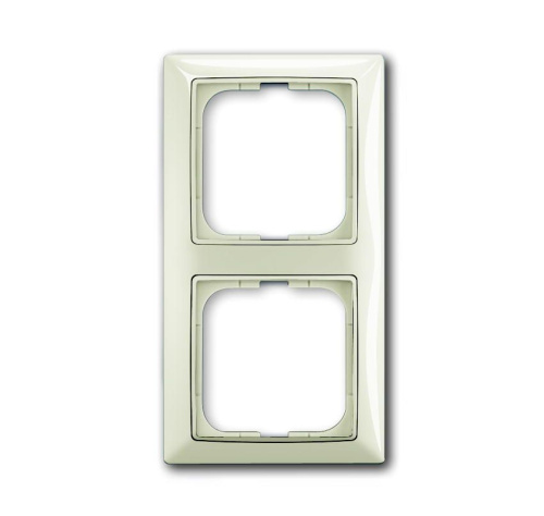 Рамка 2-постовая ABB Basic55 chalet-белый 2CKA001725A1512 Рамка 2-постовая ABB Basic55 chalet-белый 2CKA001725A1512