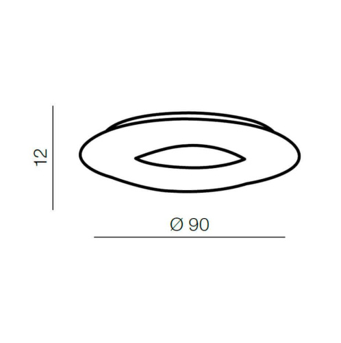 Потолочный светильник Azzardo Donut Top 91 CCT AZ2671
