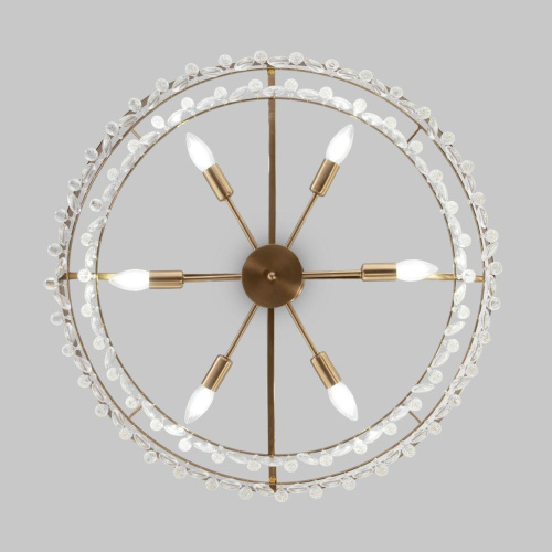 Подвесная люстра Eurosvet Sophie 60165/6 латунь