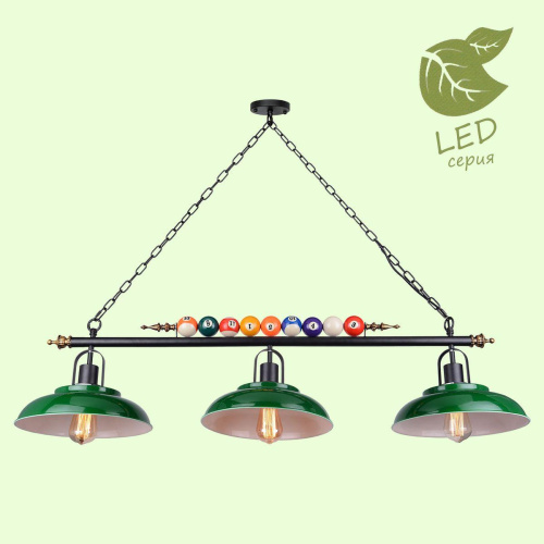 Подвесная люстра Lussole Loft Badger GRLSP-9542 Подвесная люстра Lussole Loft Badger GRLSP-9542