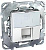 Розетка телефонная RJ12 Schneider Electric Unica MGU5.493.18ZD