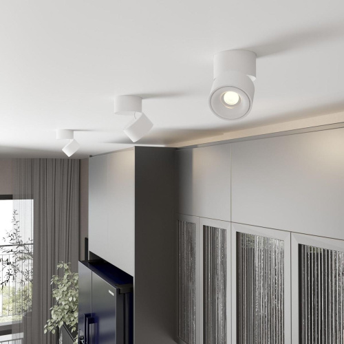 Накладной светодиодный светильник Elektrostandard Klips DLR031 15W 3000K белый матовый a063936 Накладной светодиодный светильник Elektrostandard Klips DLR031 15W 3000K белый матовый a063936