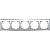 Рамка Werkel Diamant на 5 постов зеркальный WL08-Frame-05 4690389143854