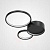 Потолочная Люстра В Виде Колец Twine 3 Rings Black By Imperiumloft