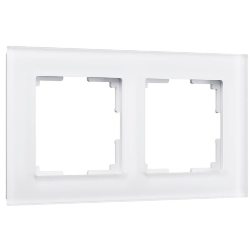 Рамка Werkel Favorit на 2 поста белый матовый WL01-Frame-02 4690389098581
