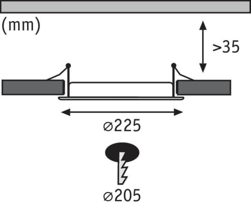 Встраиваемый светодиодный светильник Paulmann Premium Line Panel 92038