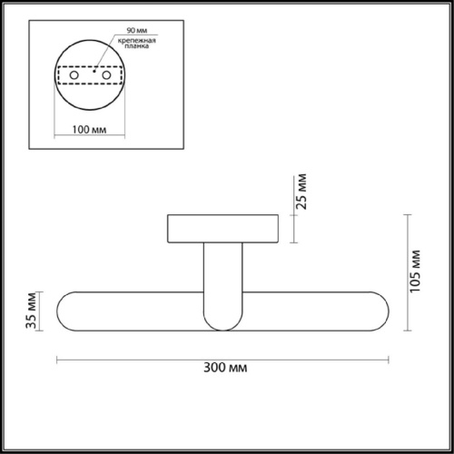 Подсветка для зеркал Lumion Picture Akari 3763/10WL