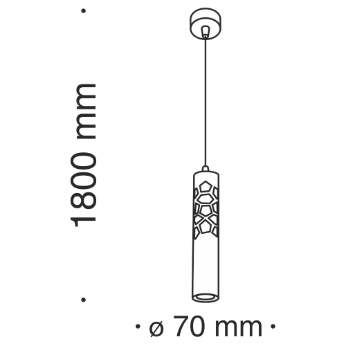 Подвесной светодиодный светильник Maytoni Torre P037PL-L11B4K