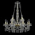 Подвесная люстра Bohemia Ivele 1409/8+4/240/h-77/G