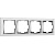 Рамка Werkel Snabb на 4 поста белая WL03-Frame-04-white 4690389046131