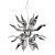 Подвесной светильник Ideal Lux Leaves SP8 Fume 111940