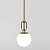 Подвесной светильник Eurosvet Bubble 50151/1 золото