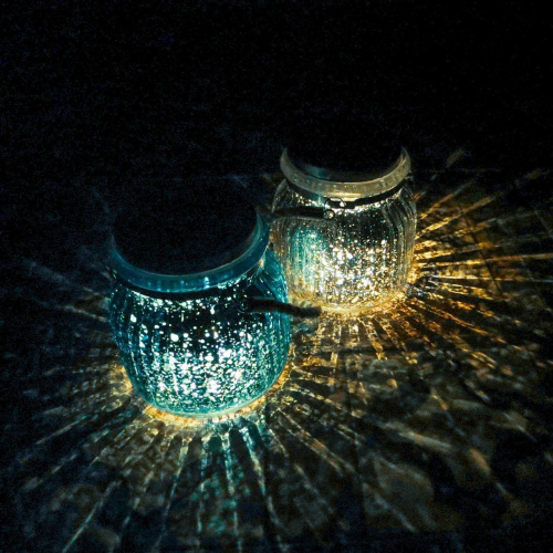 Светильник на солнечных батареях (UL-00003208) Uniel Modern USL-M-210/GN120 Blue Jar Светильник на солнечных батареях (UL-00003208) Uniel Modern USL-M-210/GN120 Blue Jar