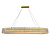 Подвесной светодиодный светильник Newport 8440 8445/140 oval gold new М0066984