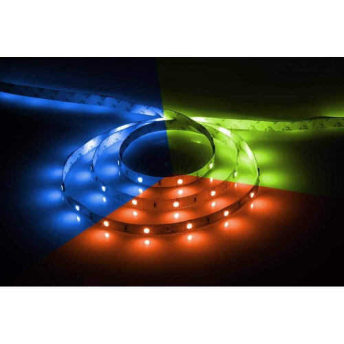 Светодиодная лента Feron 7,2W/m 30LED/m 5050SMD RGB 5M LS606 27678 Светодиодная лента Feron 7,2W/m 30LED/m 5050SMD RGB 5M LS606 27678