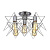 Потолочная люстра Arte Lamp A6048PL-5CC