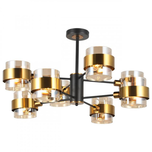 Потолочная люстра IMEX MD.51891-8-S-BK+GBR Потолочная люстра IMEX MD.51891-8-S-BK+GBR