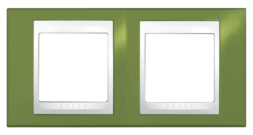 Рамка 2-постовая Schneider Electric Unica Хамелеон MGU6.004.866