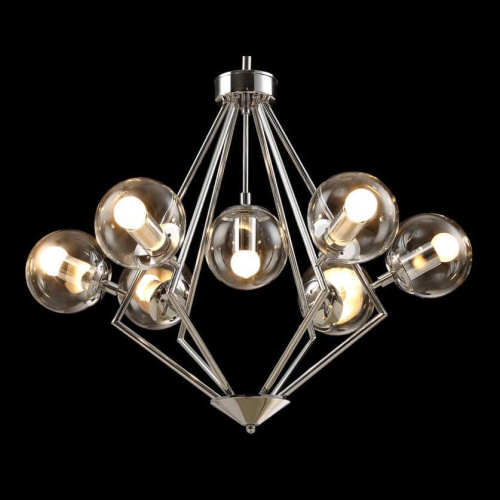 Подвесная люстра Crystal Lux Fabricio Fabricio SP7 Chrome/Transparente Подвесная люстра Crystal Lux Fabricio Fabricio SP7 Chrome/Transparente