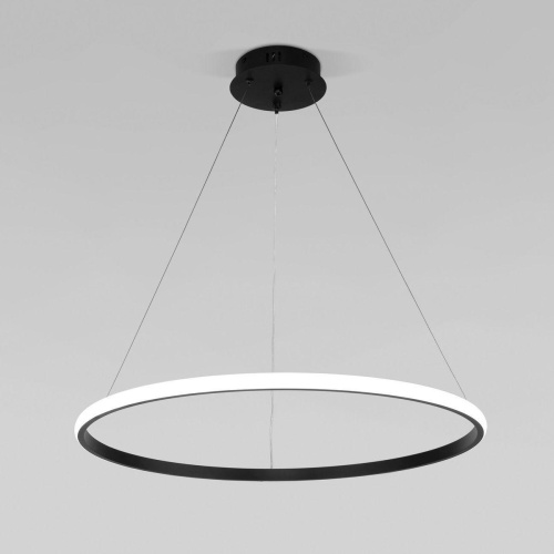 Подвесной светодиодный светильник Eurosvet Collars 90264/1 черный Подвесной светодиодный светильник Eurosvet Collars 90264/1 черный