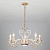 Подвесная люстра Eurosvet 60090/5 золото