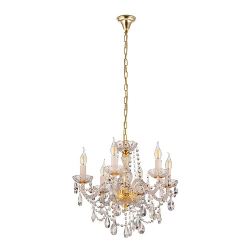 Подвесная люстра Lumina Deco Eliza LDP 7026-6 SL+GD Подвесная люстра Lumina Deco Eliza LDP 7026-6 SL+GD
