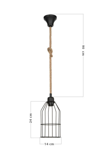 Подвесной светильник Toplight Alfreda TL1601H-01BK