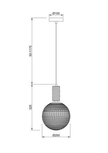 Подвесной светильник Maytoni Milagro P029PL-01B Подвесной светильник Maytoni Milagro P029PL-01B