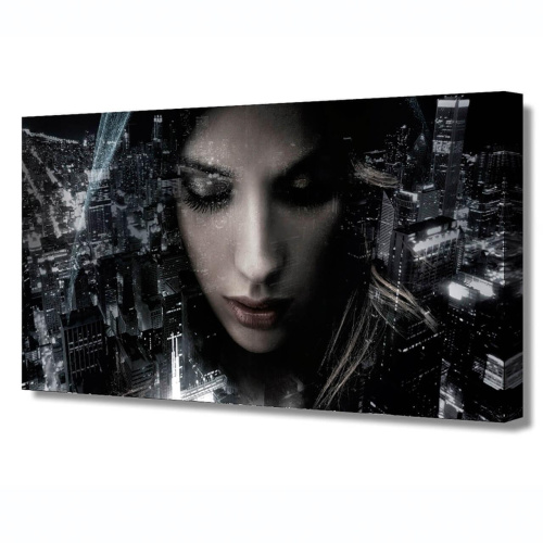 Холст Toplight Коллаж 100х150х3см TL-H3016