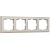 Рамка Werkel Stark на 4 поста слоновая кость WL04-Frame-04-ivory 4690389046537
