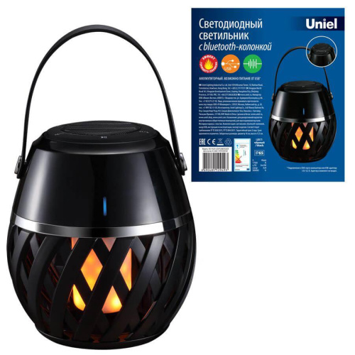 Переносной светодиодный фонарь Uniel аккумуляторный ULD-R201 LED/Flame Black UL-00006768 Переносной светодиодный фонарь Uniel аккумуляторный ULD-R201 LED/Flame Black UL-00006768