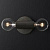 Бра Rh Utilitaire Inline Sconce Black By Imperiumloft