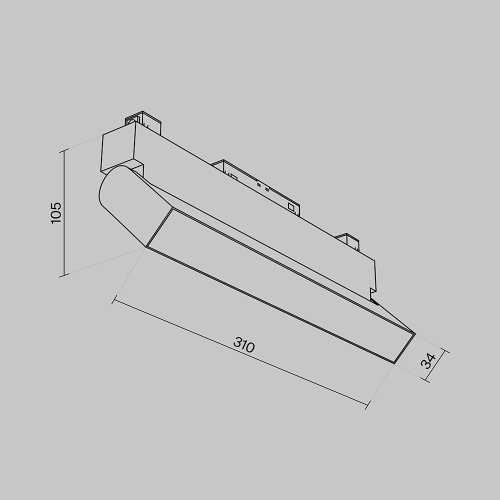 Трековый светильник Technical TR075-2-20W3K-W Трековый светильник Technical TR075-2-20W3K-W