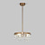 Подвесная люстра Eurosvet Sophie 60165/3 латунь