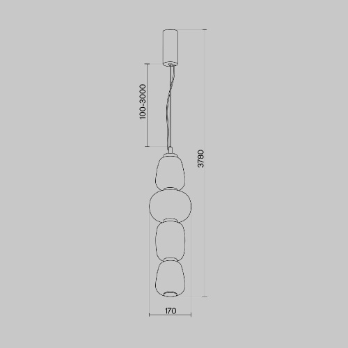 Подвесной светильник Maytoni MOD267PL-L32G3K Подвесной светильник Maytoni MOD267PL-L32G3K