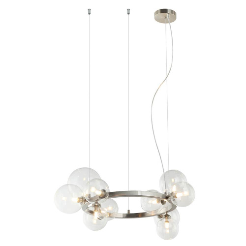 Подвесная люстра Lumien Hall Lovrenc LH4125/11P-SN-CL Подвесная люстра Lumien Hall Lovrenc LH4125/11P-SN-CL