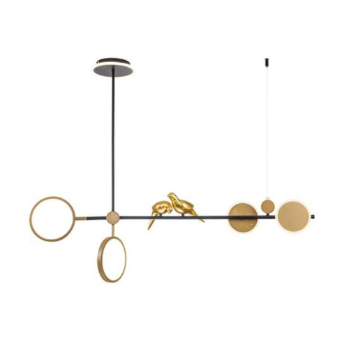 Подвесная светодиодная люстра Arte Lamp Toliman A2613SP-4BK Подвесная светодиодная люстра Arte Lamp Toliman A2613SP-4BK