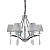 Подвесная люстра Lumina Deco Valentina LDP 1240-6 CHR