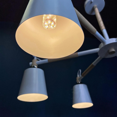 Люстра На Штанге Varda 8 Lamps Grey By Imperiumloft